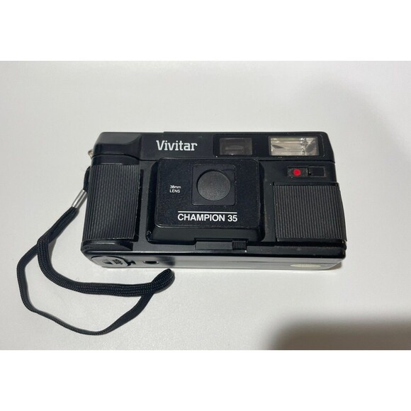 Lot Of 2 Vintage Camera Untested VIVITAR CHAMPION 35 Polaroid Square Shooter 2 - Picture 4 of 16